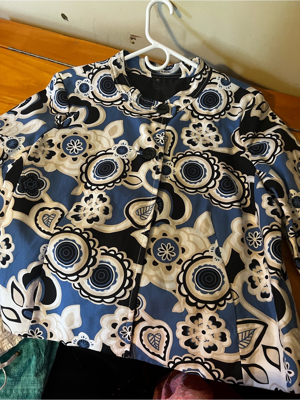 Madison Blue Floral Printed Women's Jacket
